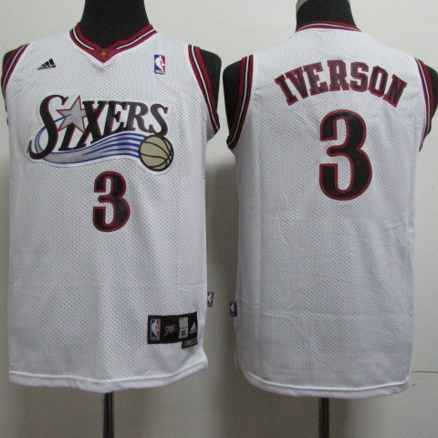 NBA Denver Nuggets #3 Lverson Yellow Yellow Revolution 30 Swingman   Youth Jerseys