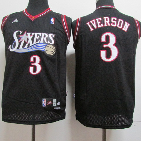 NBA Denver Nuggets #3 Lverson Yellow Yellow Revolution 30 Swingman Jerseys