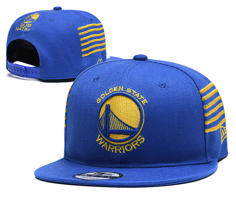 NBA Golden State Warriors Team Logo Blue Adjustable Hat