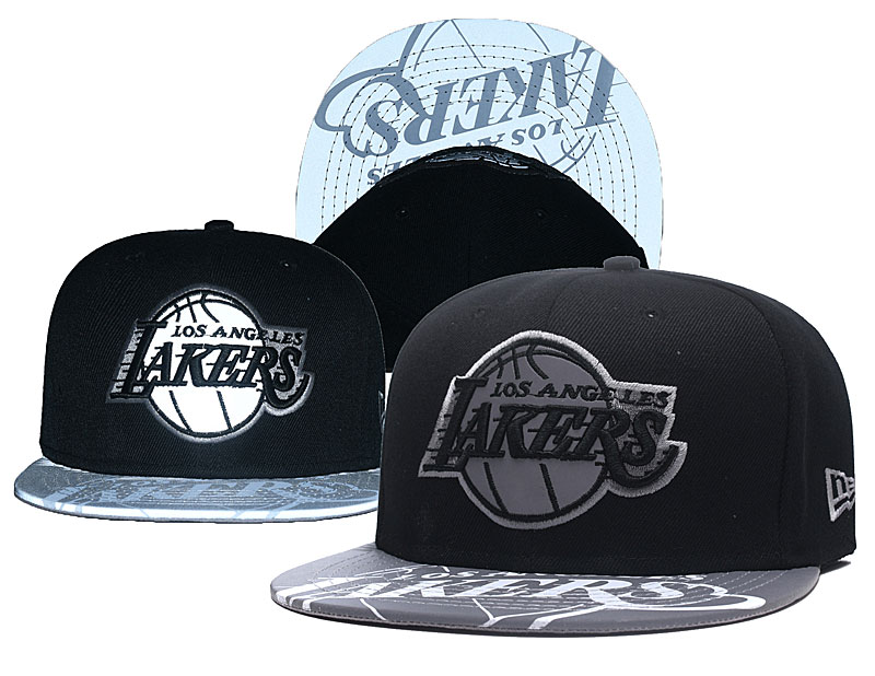 NBA Los Angeles Lakers Team Logo Purple Mitchell & Ness Adjustable Hat 3