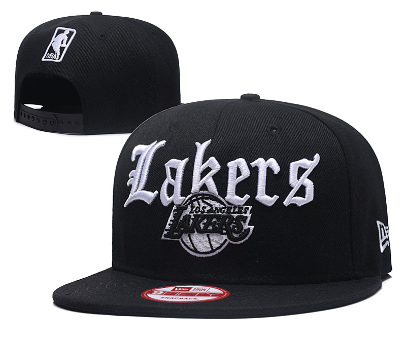 NBA Los Angeles Lakers Team Logo Purple Mitchell & Ness Adjustable Hat LH