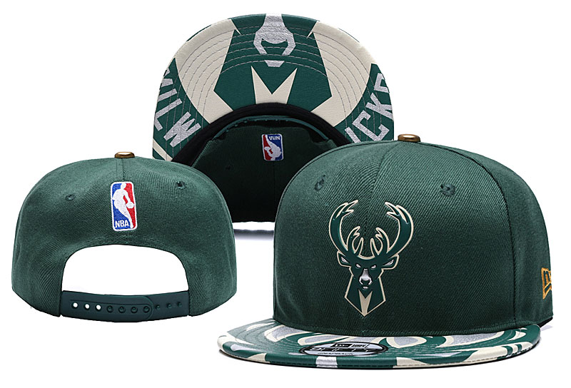 NBA Milwaukee Bucks Team Logo Green Adjustable Hat NBA Milwaukee Bucks Team Logo Green Adjustable Hat