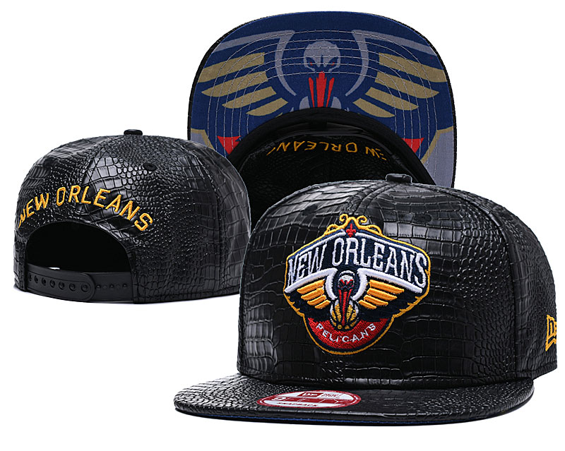 NBA New Orleans Pelicans Team Logo Navy Adjustable Hat YD