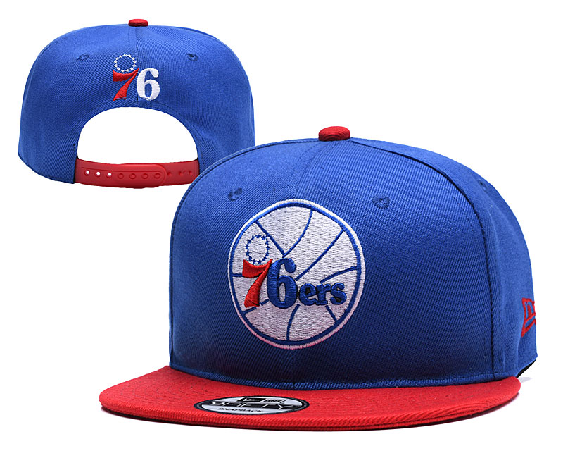 NBA Philadelphia 76ers Stitched Snapback Adjustable Hat  0