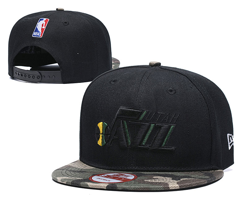 NBA Utah Jazz Team Logo Navy Adjustable Hat