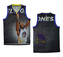 NBA flash version of the golden state warriors on 32th blank jersey vests