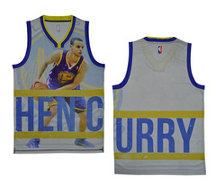 NBA moments version of the Golden State Warriors in the library dribble blank jersey vest