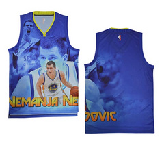 NBA moments version of the Golden State Warriors on the 8th dribble blank jersey vest