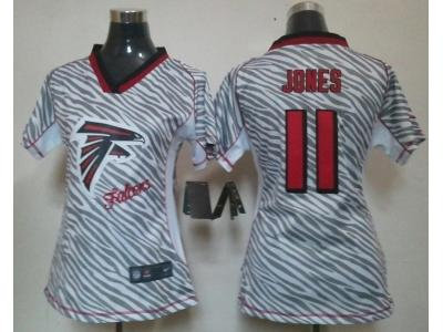 NEW Women Atlanta Falcons #11 Julio Jones jerseys(fem fan zebra)