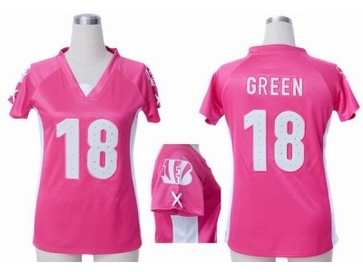 NEW Women Denver Broncos 18 Peyton Manning pink jerseys(draft him ii top)