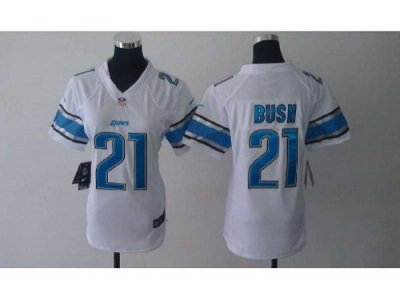 NEW Women NFL Detroit Lions 21 Reggie Bush white Jerseys NEW Women NFL Detroit Lions 21 Reggie Bush white Jerseys