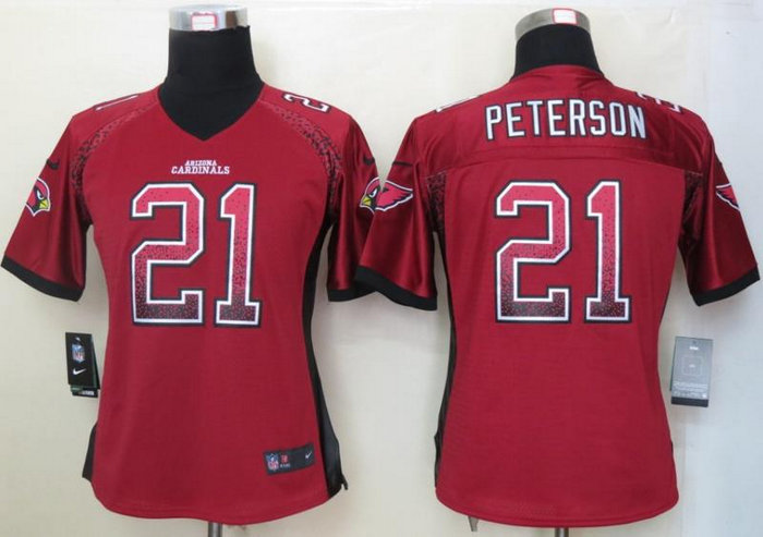 NEW women nfl jerseys Arizona Cardinals 21 Patrick Peterson Red(Elite drift fashion) NEW women nfl jerseys Arizona Cardinals 21 Patrick Peterson Red(Elite drift fashion)