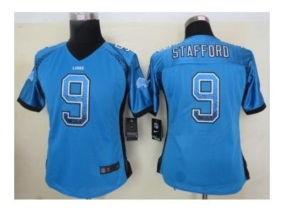 NEW women nfl jerseys detroit lions #9 stafford blue(Elite drift fashion) NEW women nfl jerseys detroit lions #9 stafford blue(Elite drift fashion)
