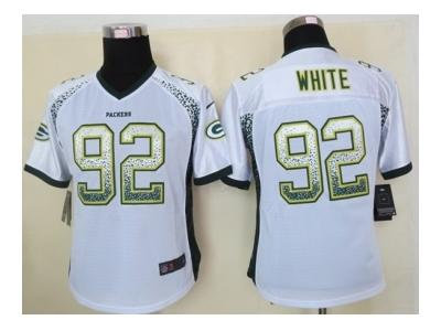 NEW women nfl jerseys green bay packers #92 white white(Elite drift fashion) NEW women nfl jerseys green bay packers #92 white white(Elite drift fashion)