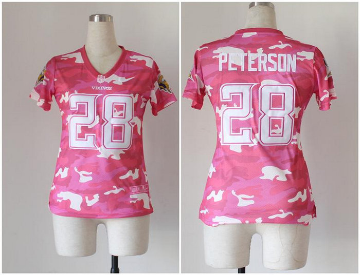 NEW women nfl jerseys minnesota vikings #28 adrian peterson pink(fashion camo) NEW women nfl jerseys minnesota vikings #28 adrian peterson pink(fashion camo)