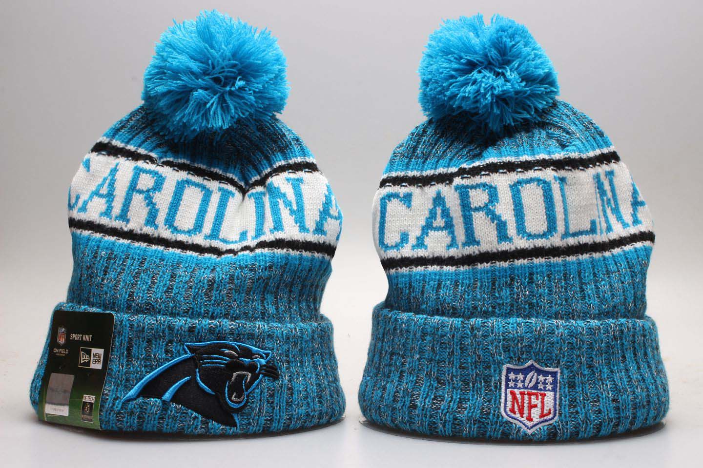 NFL Carolina Panthers Fresh Logo Knit Hat 1