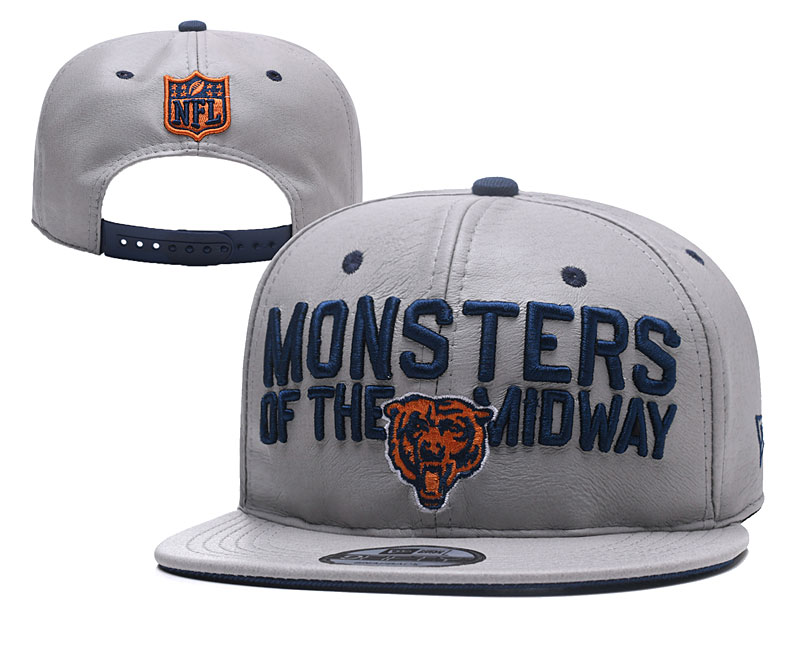 NFL Chicago Bears Monsters Of The Midway Gray Adjustable Hat YD