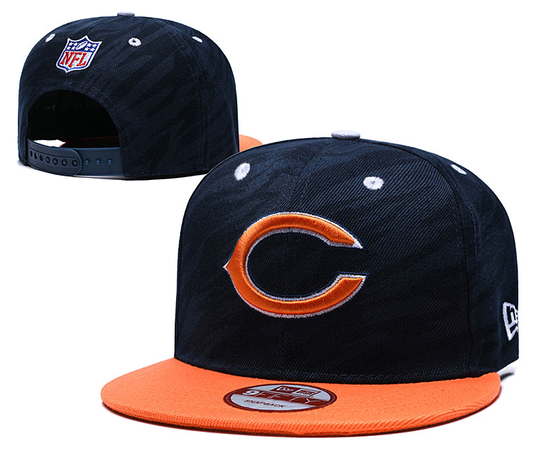 NFL Chicago Bears Team Logo Black Adjustable Hat GS