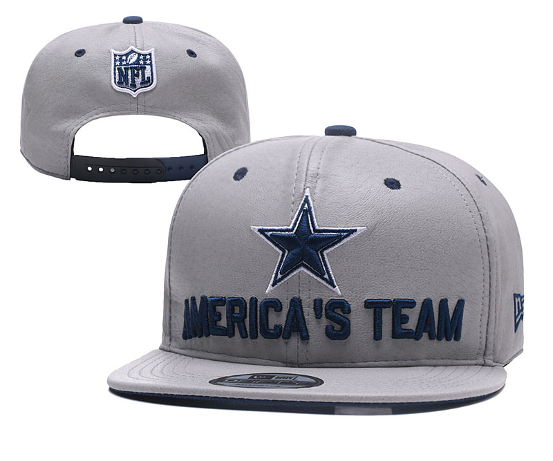 NFL Dallas Cowboys America's Team Gray Adjustable Hat YD