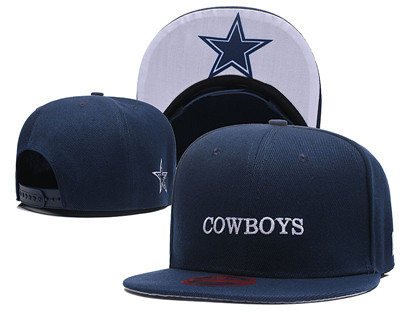 NFL Dallas Cowboys Simple Logo Navy Adjustable Hat