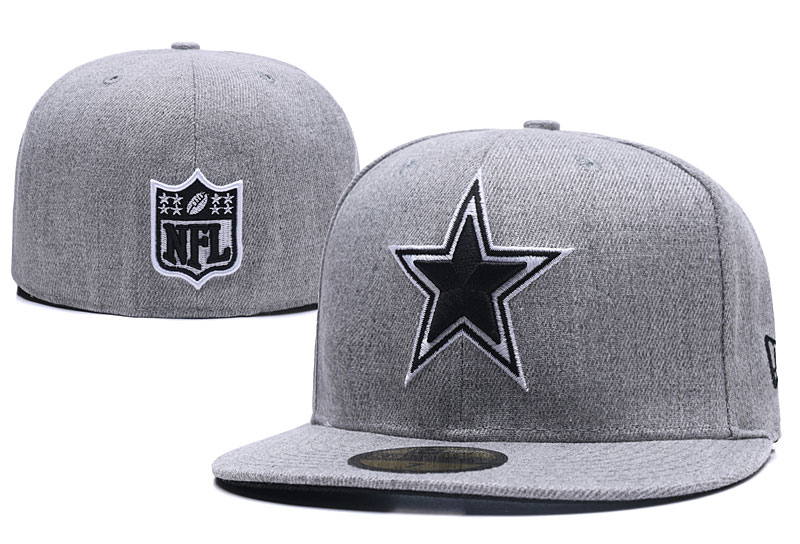 NFL Dallas Cowboys Team Logo Black Adjustable Hat  