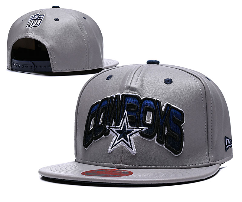NFL Dallas Cowboys Team Logo Black Adjustable Hat  3