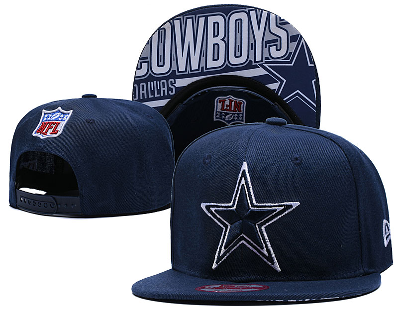NFL Dallas Cowboys Team Logo Black Adjustable Hat 0