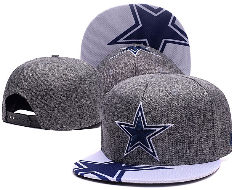 NFL Dallas Cowboys Team Logo Black Adjustable Hat 1