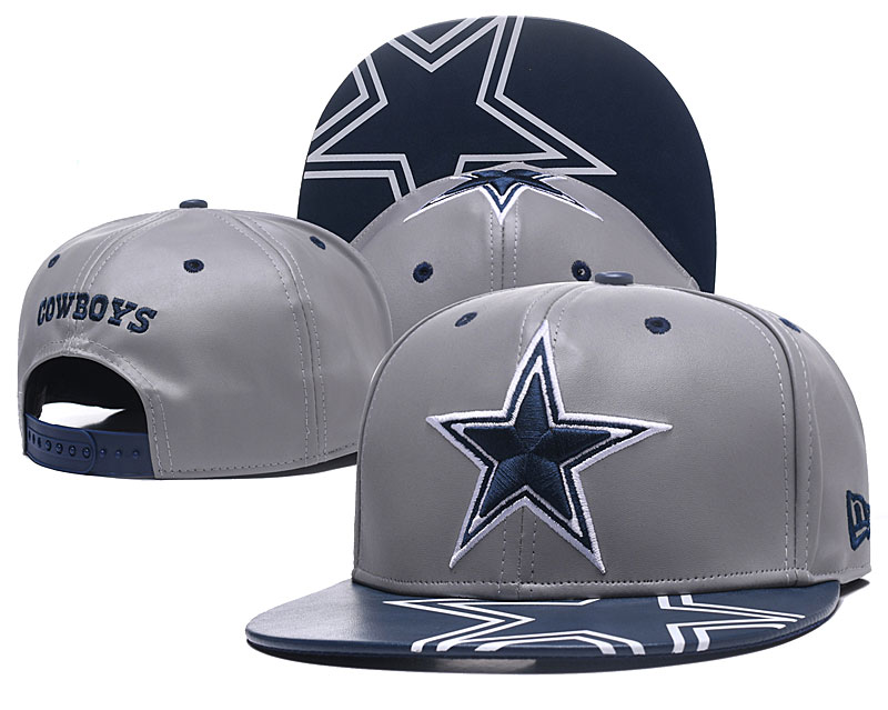 NFL Dallas Cowboys Team Logo Black Adjustable Hat 1