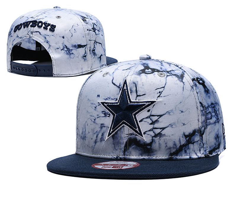 NFL Dallas Cowboys Team Logo Black Adjustable Hat 2