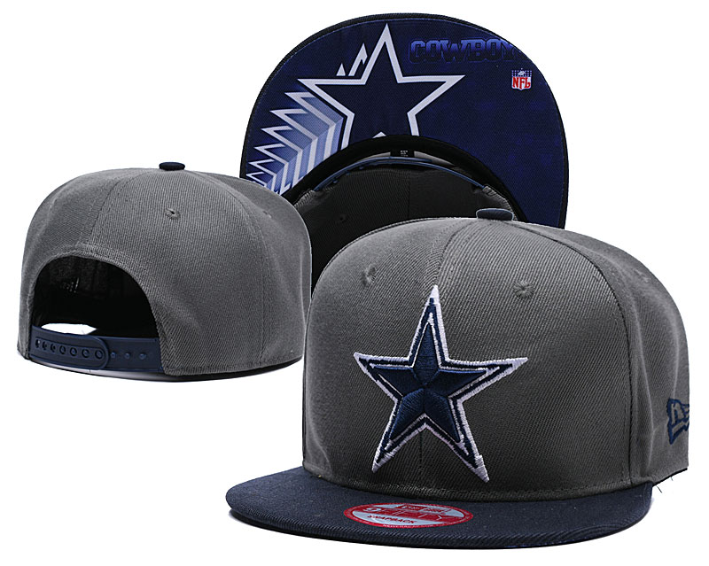 NFL Dallas Cowboys Team Logo Black Adjustable Hat 