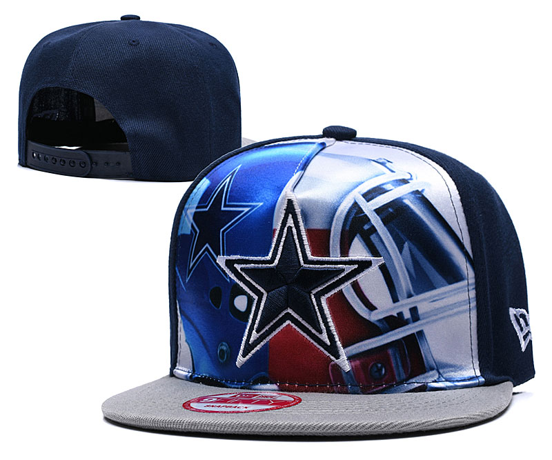 NFL Dallas Cowboys Team Logo Black Adjustable Hat