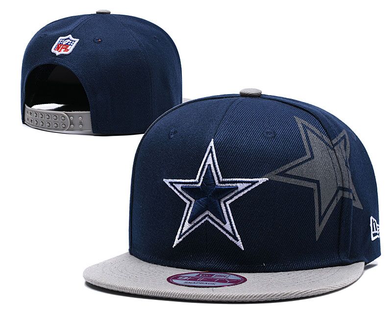 NFL Dallas Cowboys Team Logo Black Adjustable Hat