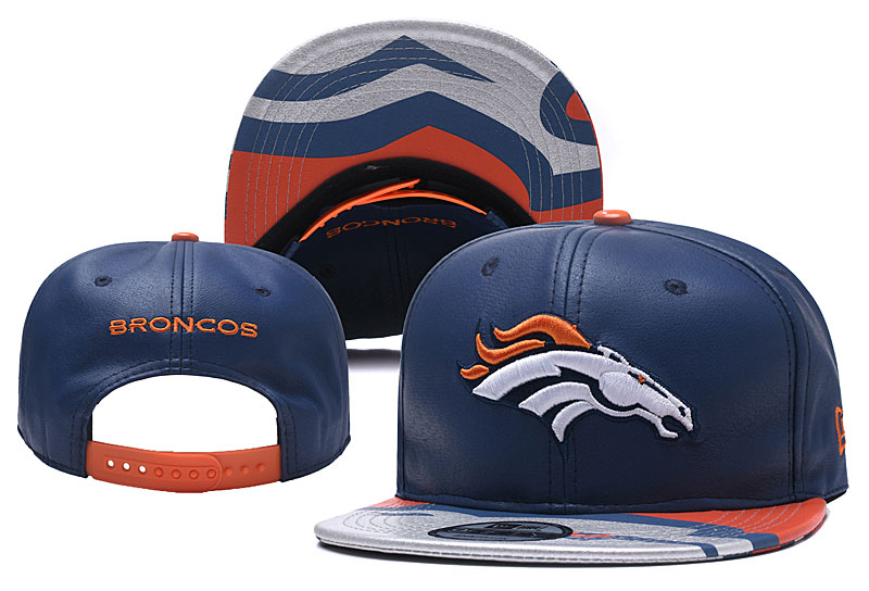 NFL Denver Broncos Team Logo Navy Adjustable Hat YD