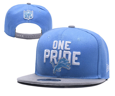 NFL Detroit Lions One Pride Light Blue Adjustable Hat