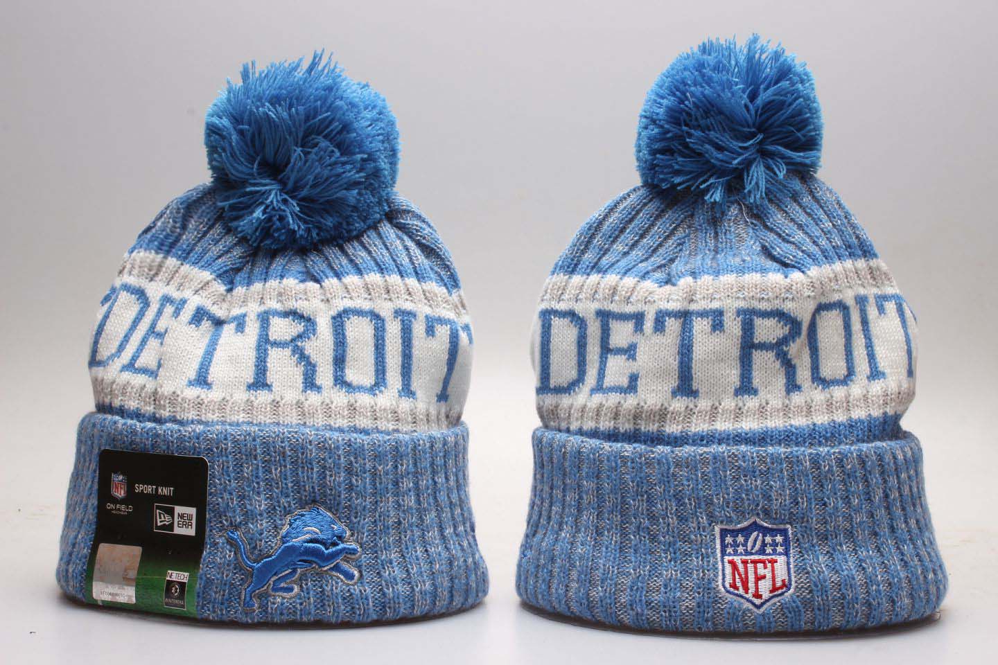 NFL Detroit Lions Team Logo Knit Hat