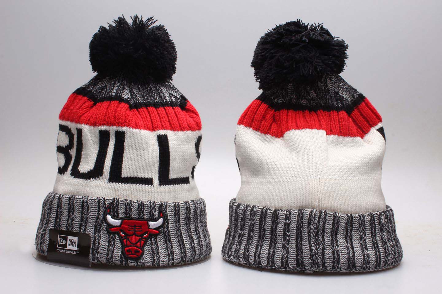 NFL Houston Texans Team Logo Red 2017 Sideline Knit Hat 2