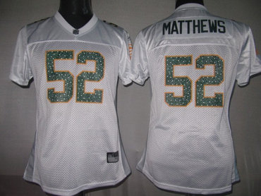 NFL Jerseys Green Bay Packers 52 matthews White[2010 new]