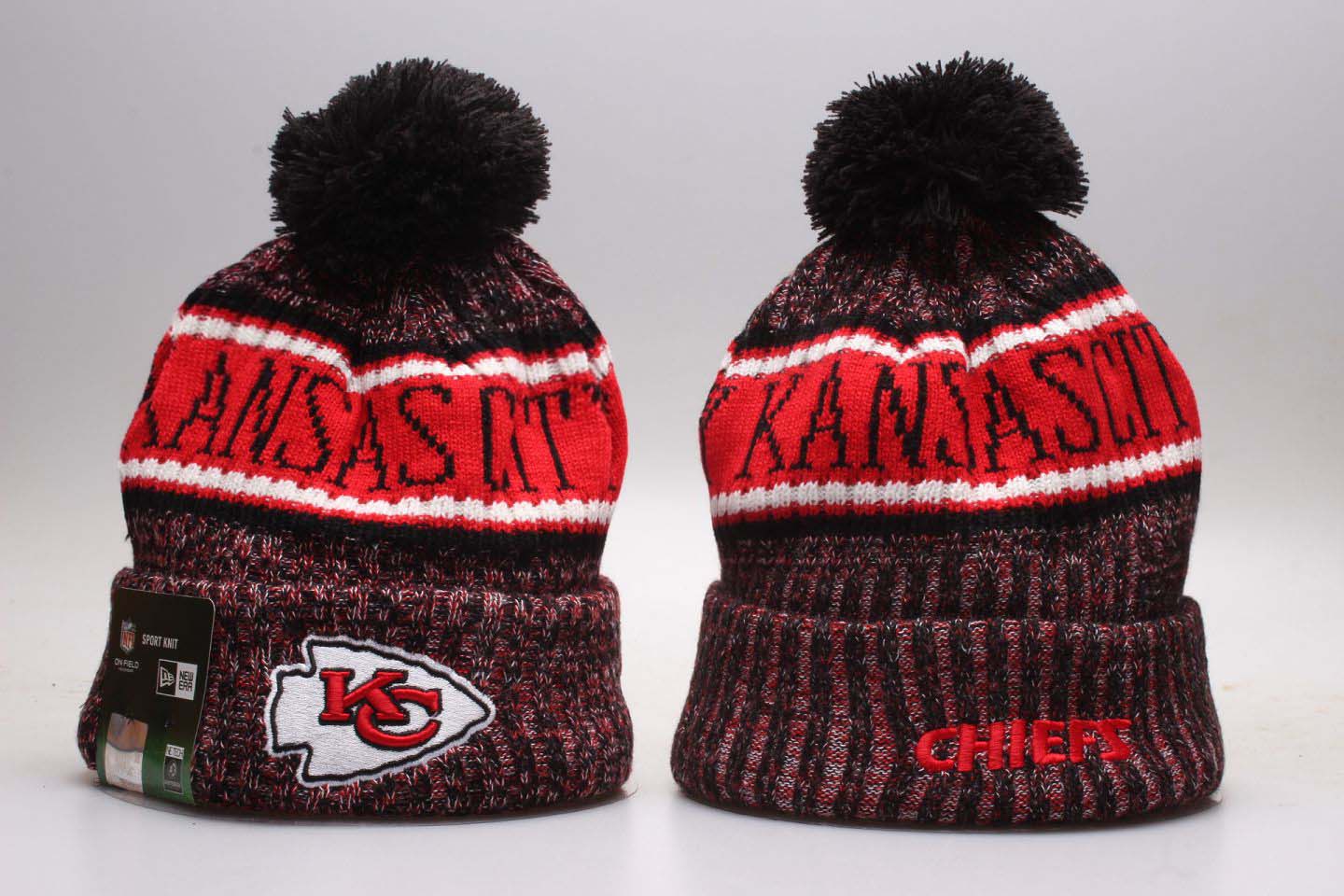 NFL Kansas Chiefs Team Logo Knit Hat 2