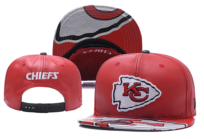 NFL Kansas Chiefs Team Logo Red Adjustable Hat YD