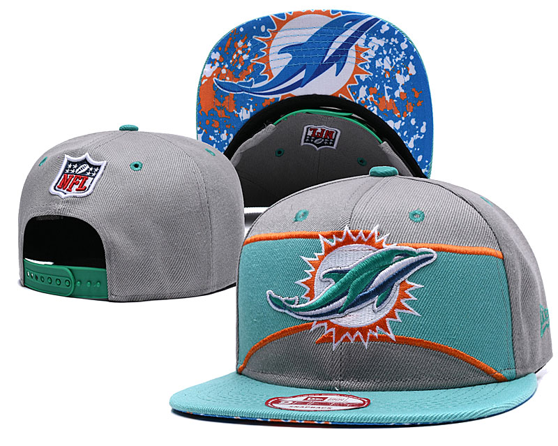 NFL Miami Dolphins Go Fins Gray Adjustable Hat