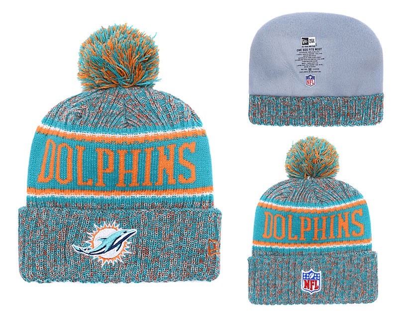 NFL Miami Dolphins Team Logo Knit Hat 1