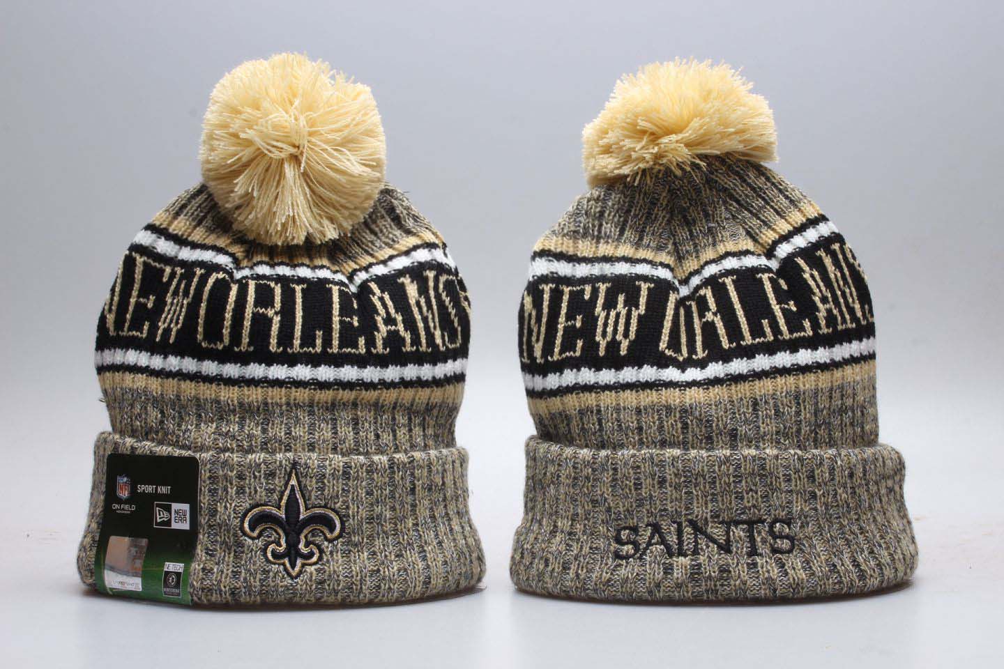 NFL New Orleans Saints Team Logo 2017 Sideline Knit Hat
