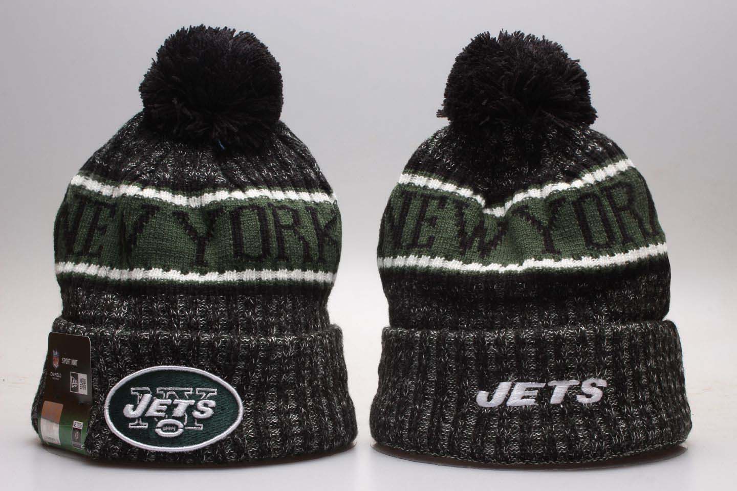 NFL New York Jets Team Logo 2017 Sideline Knit Hat 1