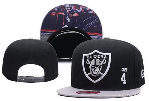 NFL Oakland Raiders Team Logo Black Adjustable Hat 
