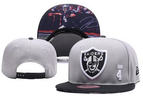 NFL Oakland Raiders Team Logo Black Adjustable Hat 