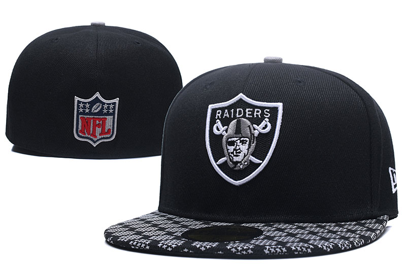 NFL Oakland Raiders Team Logo Black Adjustable Hat 