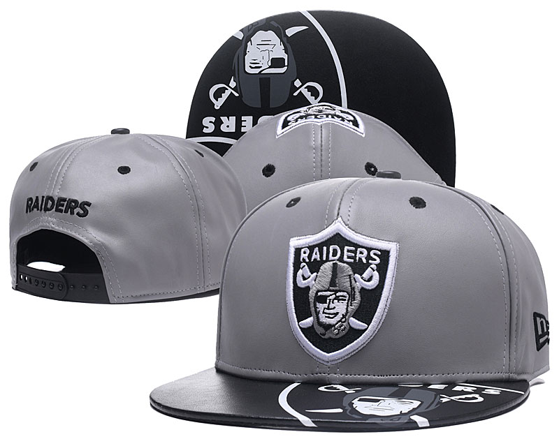 NFL Oakland Raiders Team Logo Black Adjustable Hat 