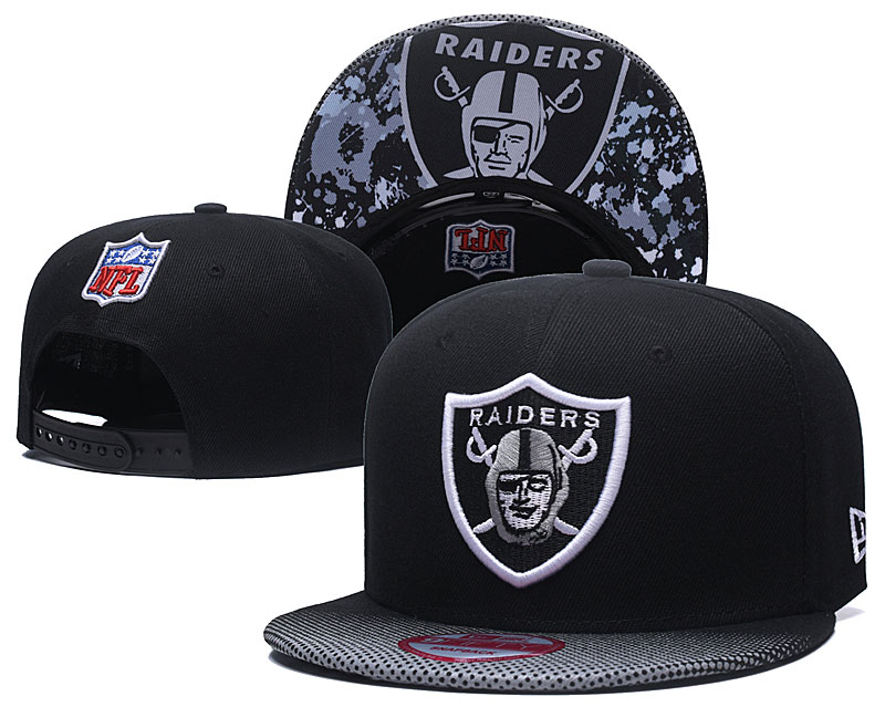 NFL Oakland Raiders Team Logo Black Adjustable Hat NFL Oakland Raiders Team Logo Black Adjustable Hat