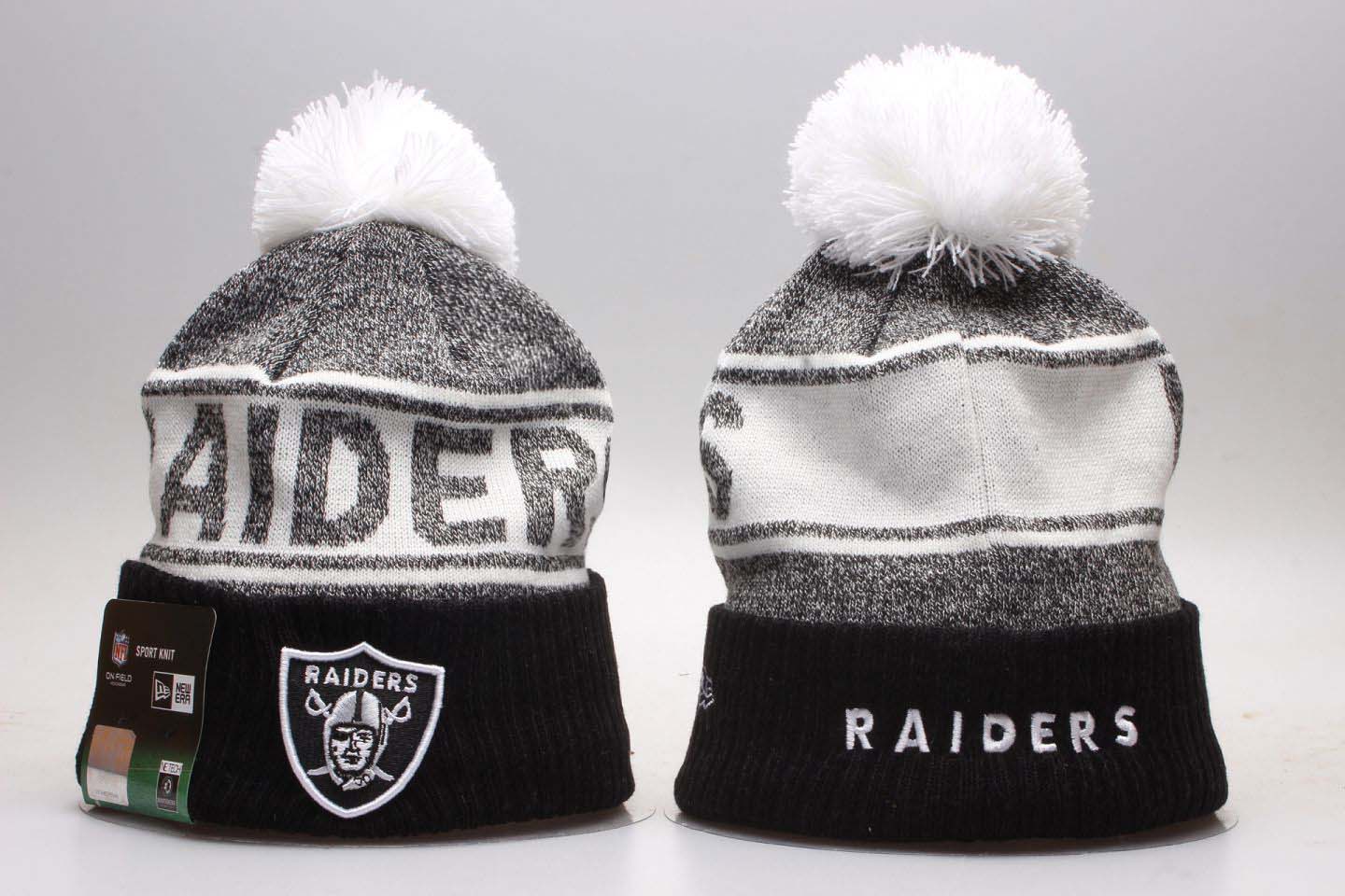 NFL Oakland Raiders Team Logo Knit Hat 3